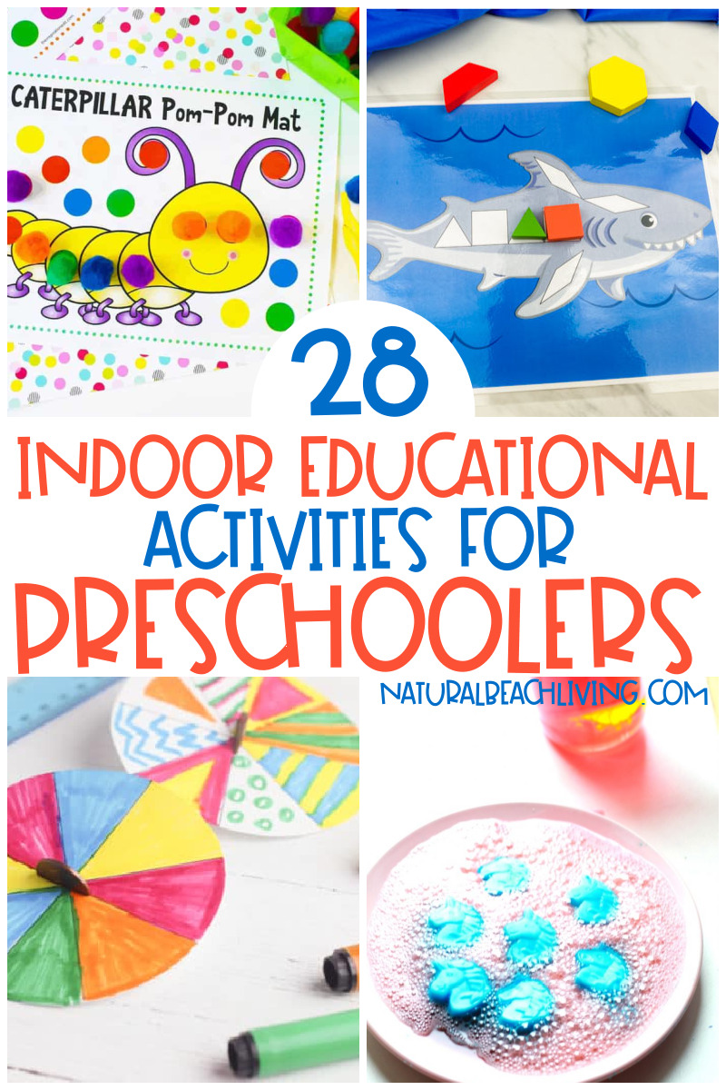 30+ Indoor Educational Activities for Preschoolers - Natural Beach