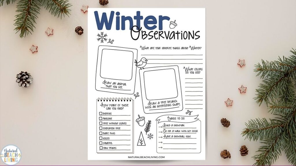 This is The Best Winter Nature Study for Kids, Full of Complete Nature Theme Lesson Plan Ideas with Nature Books for Kids, Free Nature Study Worksheet, Study of Nature, winter nature activities, A mix of Science and Nature Studies, Nature Tables. Perfect for Charlotte Mason, Montessori, and Outdoor Learning.