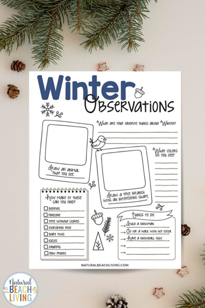This is The Best Winter Nature Study for Kids, Full of Complete Nature Theme Lesson Plan Ideas with Nature Books for Kids, Free Nature Study Worksheet, Study of Nature, winter nature activities, A mix of Science and Nature Studies, Nature Tables. Perfect for Charlotte Mason, Montessori, and Outdoor Learning. 