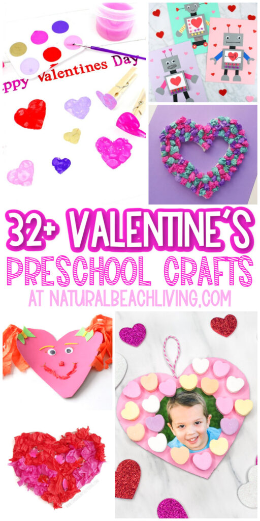 Toddler Valentine's Daycare & Preschool Craft Ideas