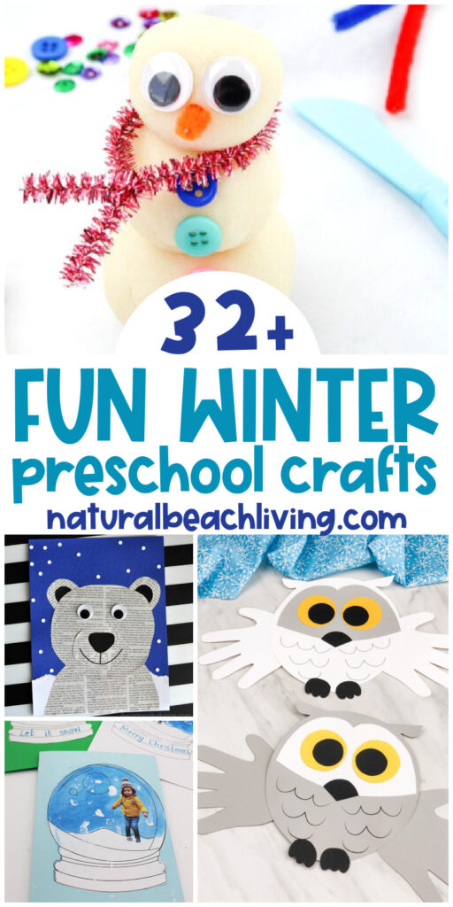 35 Winter Preschool Crafts - Fun Art And Craft Ideas - Natural Beach Living