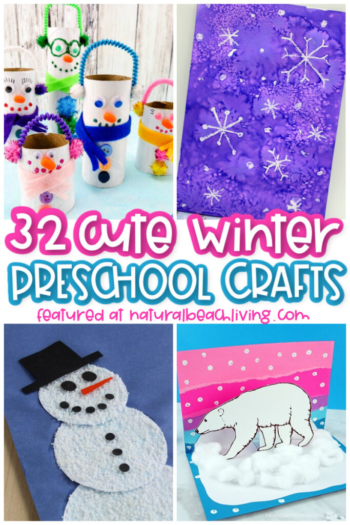 35 Winter Preschool Crafts - Fun Art and Craft Ideas - Natural Beach Living