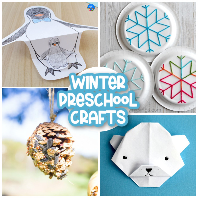 35 Winter Preschool Crafts - Fun Art and Craft Ideas - Natural