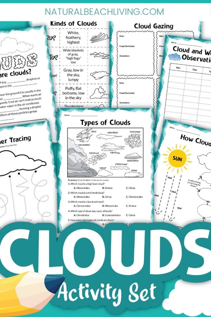 Clouds Activities for Kindergarten and Types of Clouds Activities ...