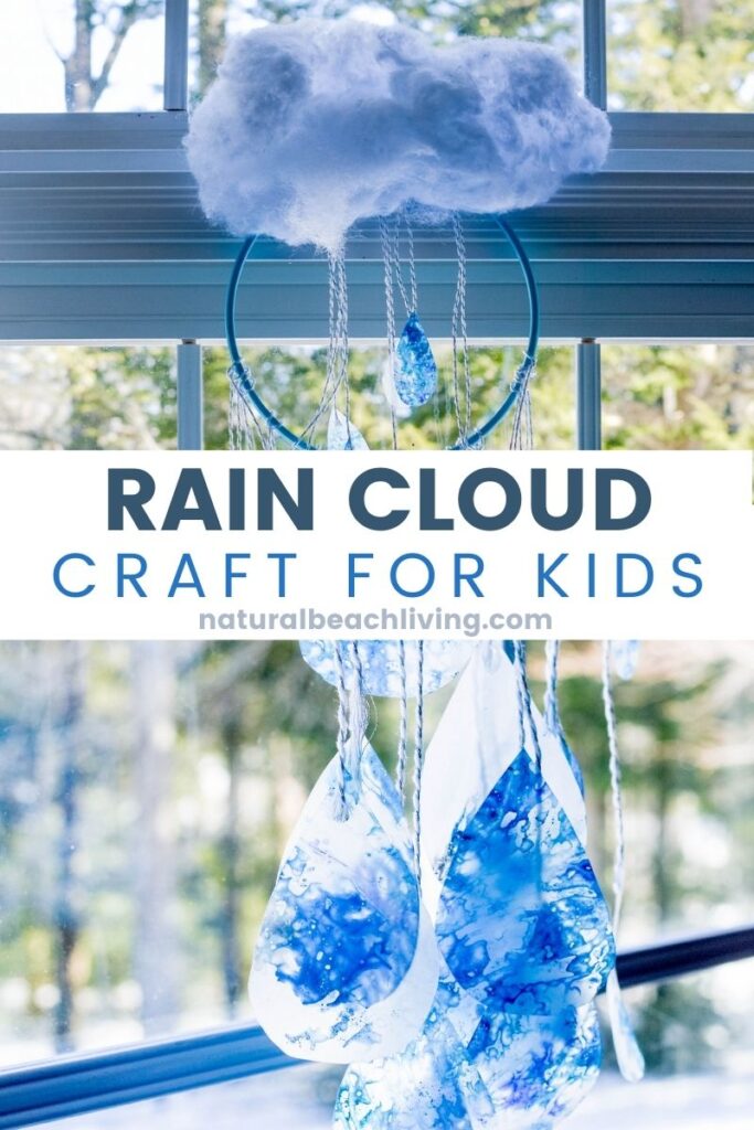 Teaching children about weather helps reinforce the seasons which helps to explain rain, rainbows, clouds, and so much more. And this Recycled Crayon Rain Cloud Craft and Cloud Activities for Preschoolers make great Weather Activities, Weather Theme, Use Recycled Materials for Recycled Crafts for an Earth Day Craft