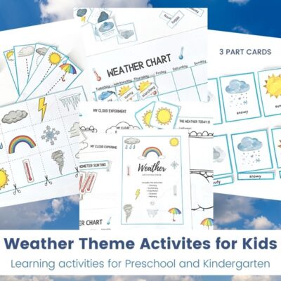 Weather Activities Preschool and Kindergarten - Natural Beach Living