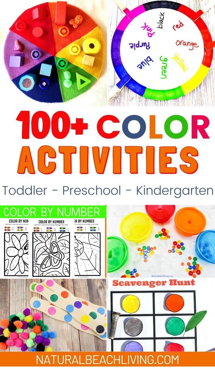 Color Activities for Toddlers, Preschool and Kindergarten
