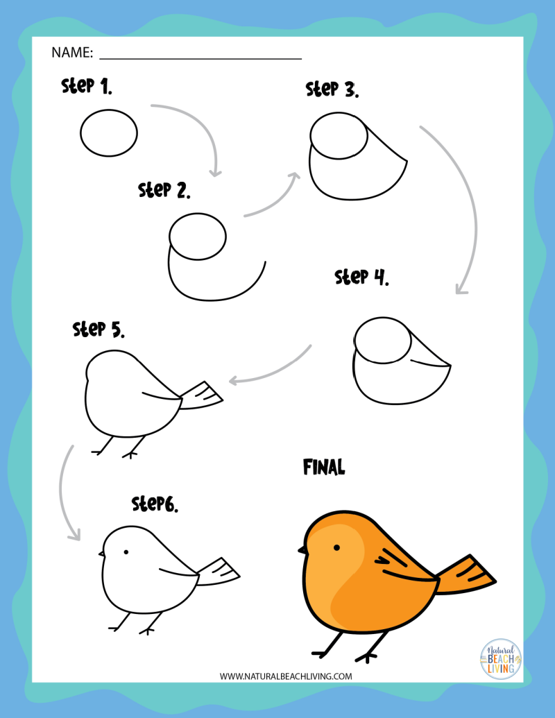 These Cute How to Draw Animals and Insects Pages are easy to follow step by step drawings for kids. Easy Animal Drawing is so much fun for kindergarten and elementary students. Add them to your next Animals Theme Activities. 