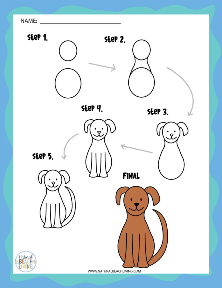 How to Draw Animals and Insects Step by Step Printables for Kids ...
