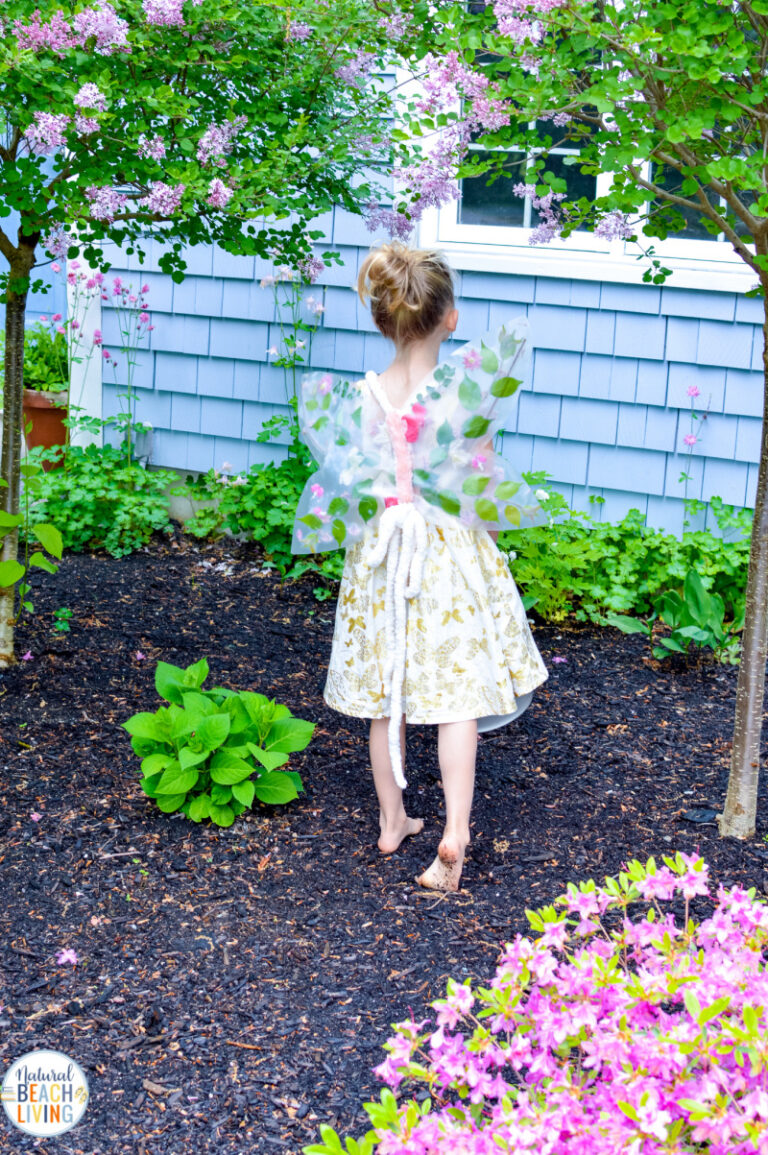 DIY Flower Butterfly Wings for Kids - Natural Beach Living
