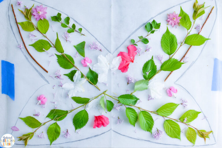 DIY Flower Butterfly Wings for Kids - Natural Beach Living