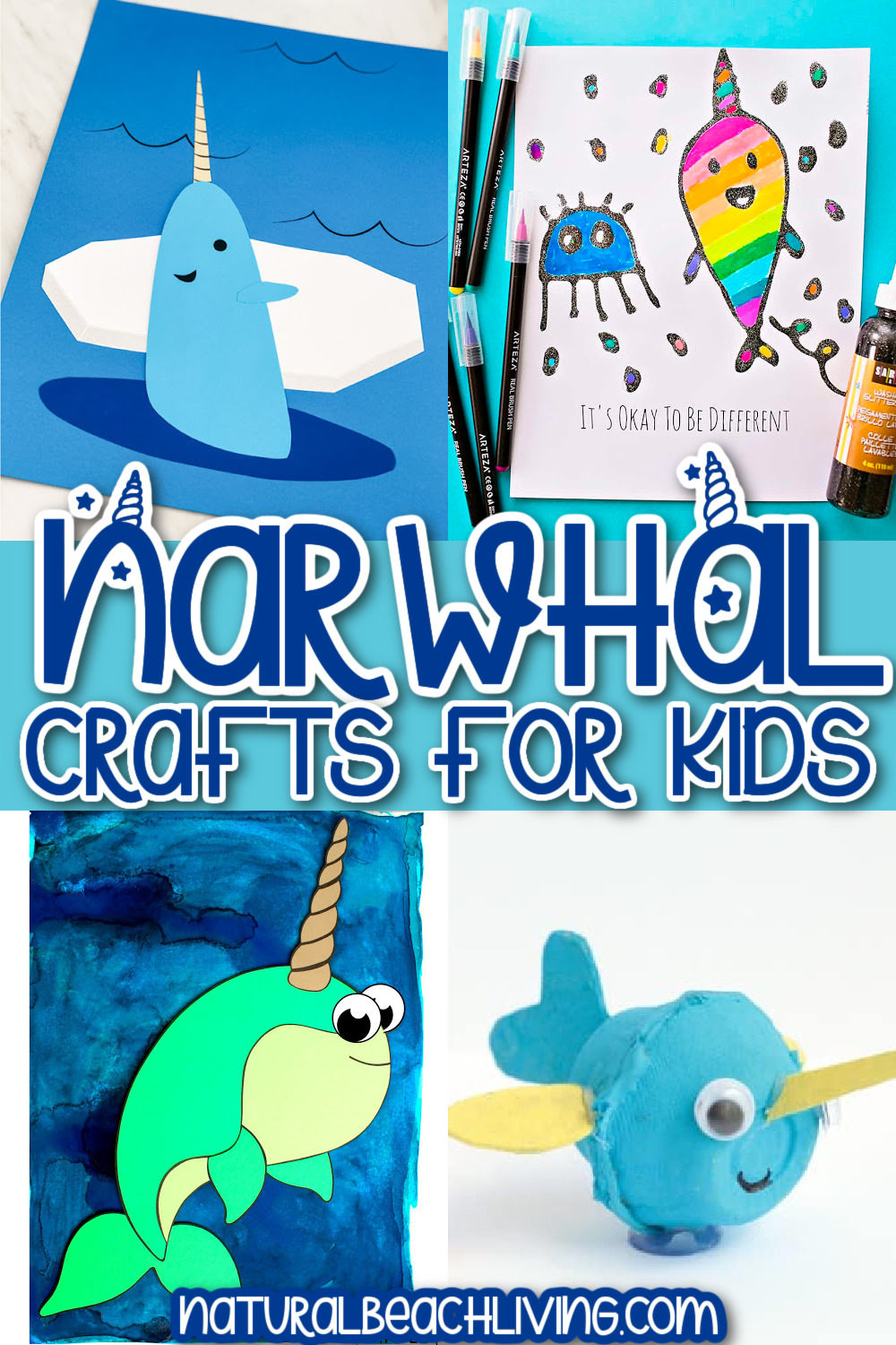 Kids will love learning about these amazing Ocean animals and making Narwhal crafts. Here are 13 of the cutest, most creative narwhal crafts for kids that you're sure to love. Preschool Narwhal Crafts and Easy Narwhal Crafts and Activities kids and adults love. 
