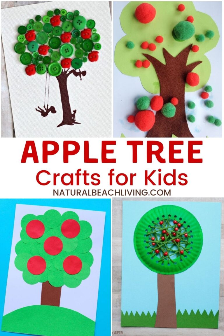 16 Apple Tree Crafts for Kids - Natural Beach Living