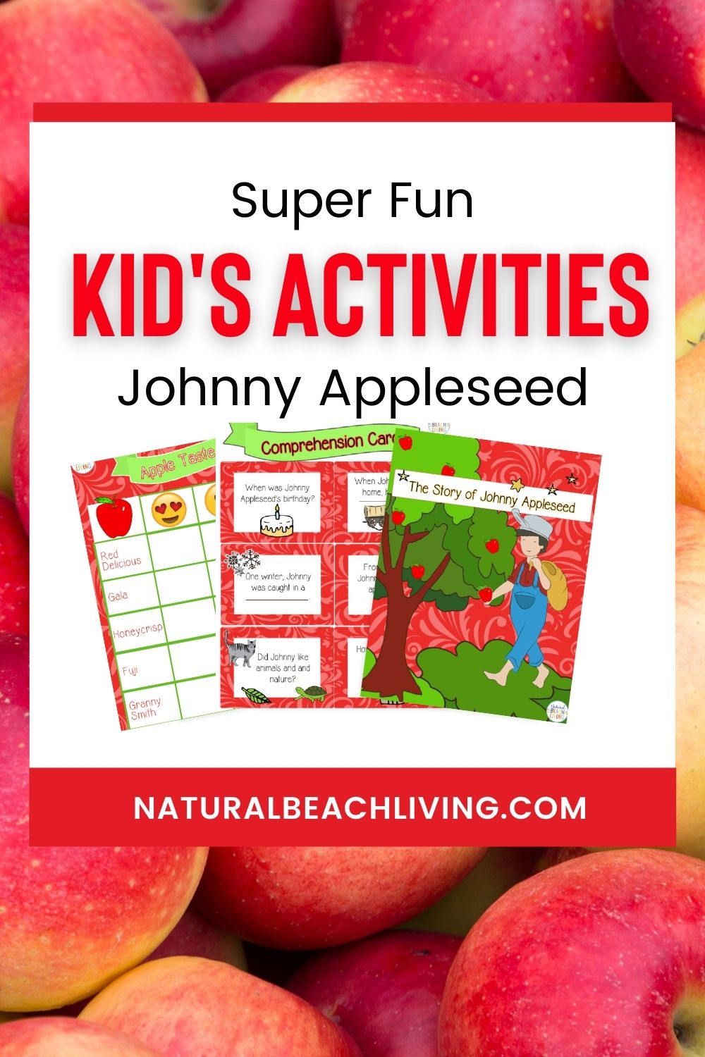 These Johnny Appleseed worksheets help build reading comprehension skills, teach narration, explore the 5 senses, build fine motor skills, and more. Hands on learning fun Printable Johnny Appleseed Activities, Johnny Appleseed Activities, Johnny Appleseed story for kids