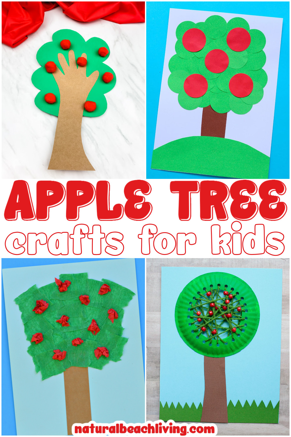 Apple trees are one of the best fall themes. Whether you're eating them, picking them, or crafting with them, everyone loves apples! Here are 16 apple tree crafts for kids to inspire you and your little ones this season. Apple Preschool Crafts