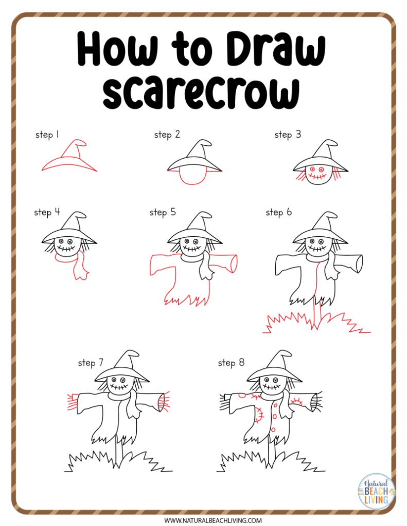 Free Scarecrow Printable Activities - Natural Beach Living