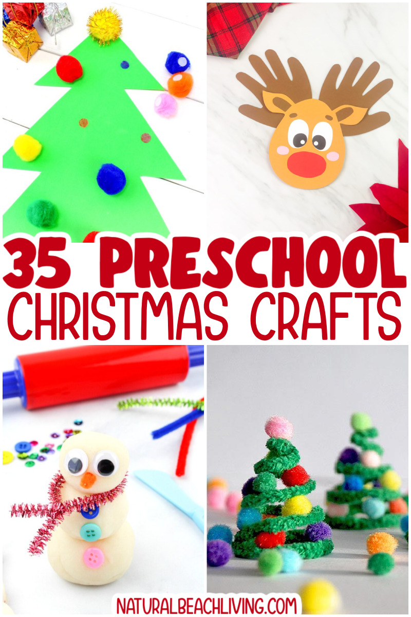 35 preschool Christmas crafts that are sure to bring joy into your house this holiday season. These Christmas Crafts for Preschoolers are adorable and so much fun to make. So grab your construction paper, scissors, glue sticks, and googly eyes, and let's get crafting!