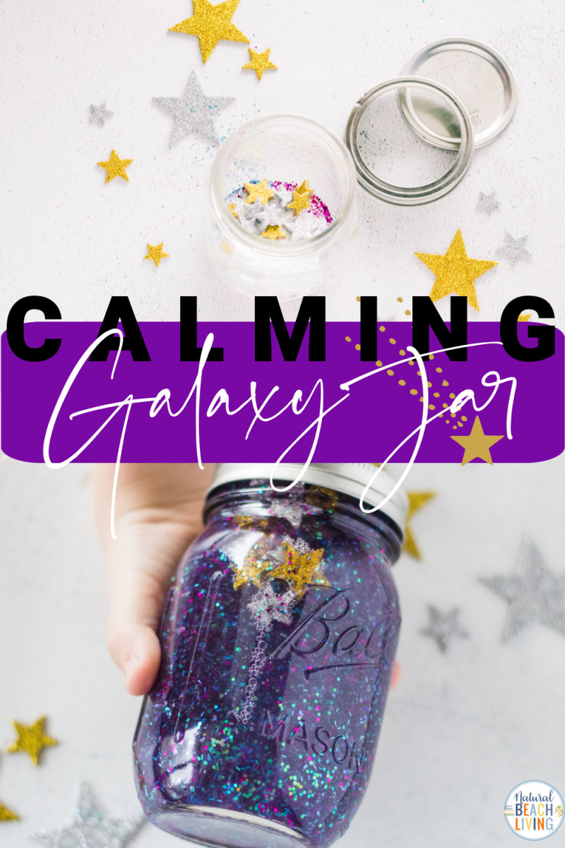 Galaxy in a Jar Calming Sensory Bottle