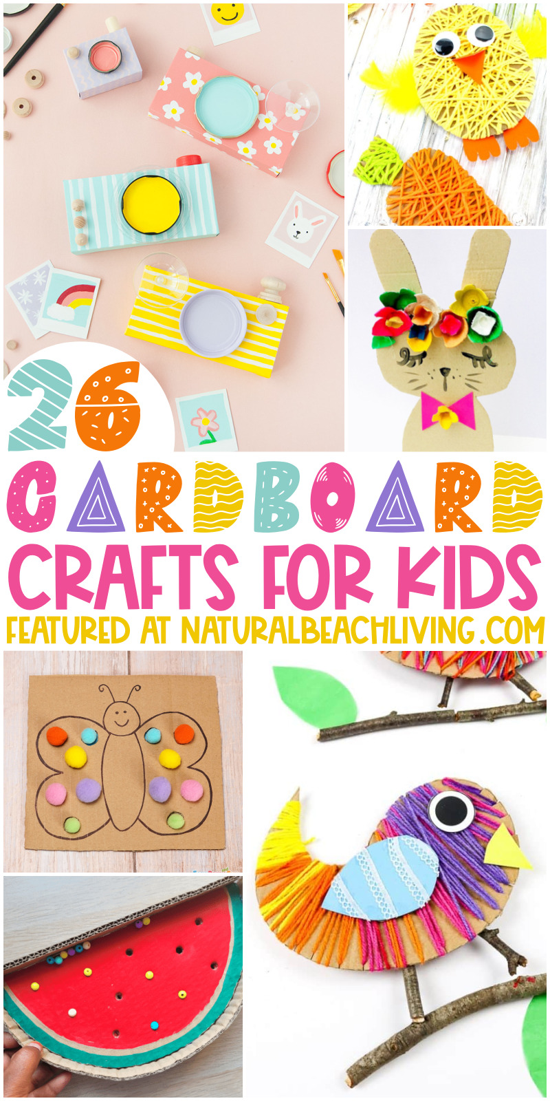 27+ Cardboard Crafts for Kids - Easy and Fun Craft Ideas - Natural Beach  Living