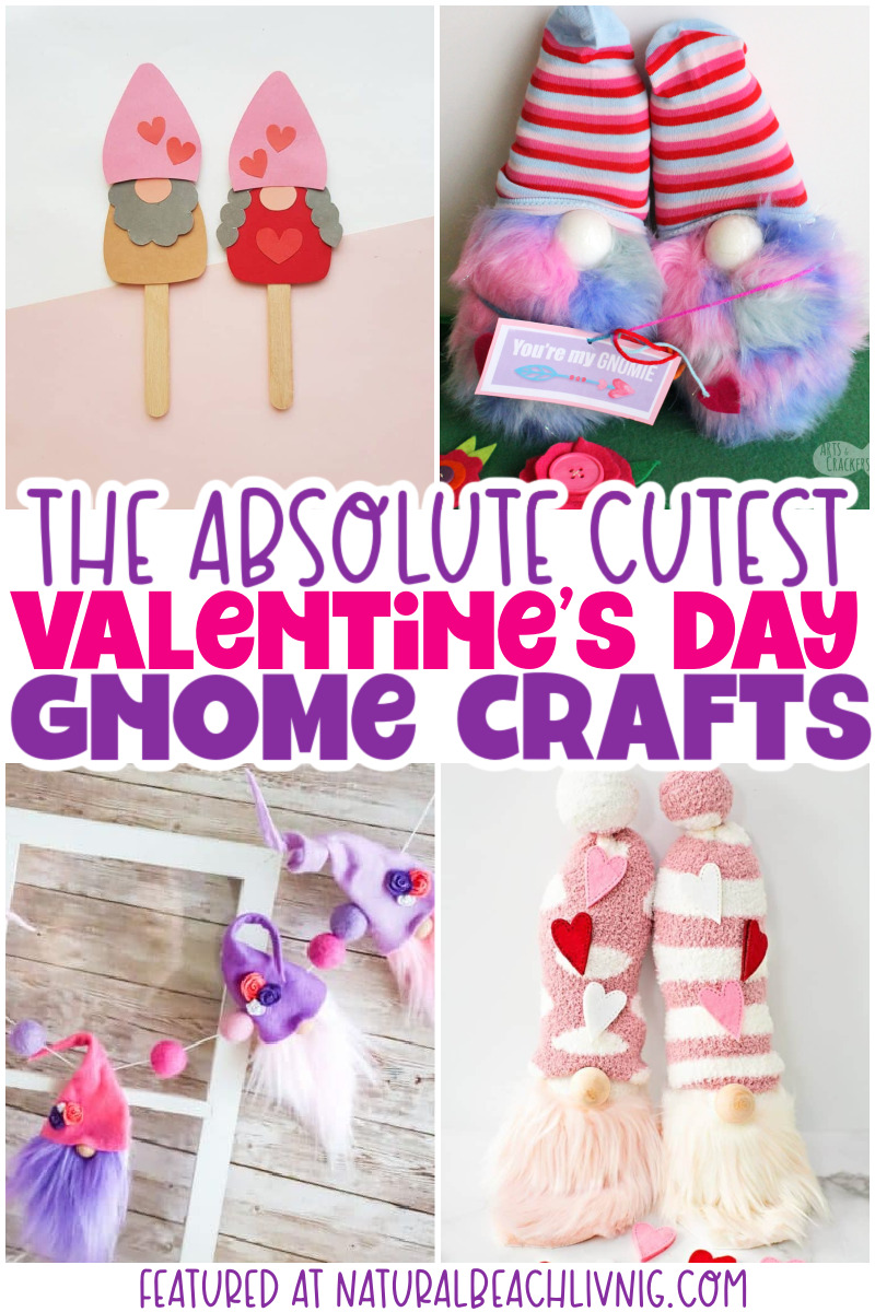 20+ Super Cute Valentine Gnome Crafts for Kids and Adults