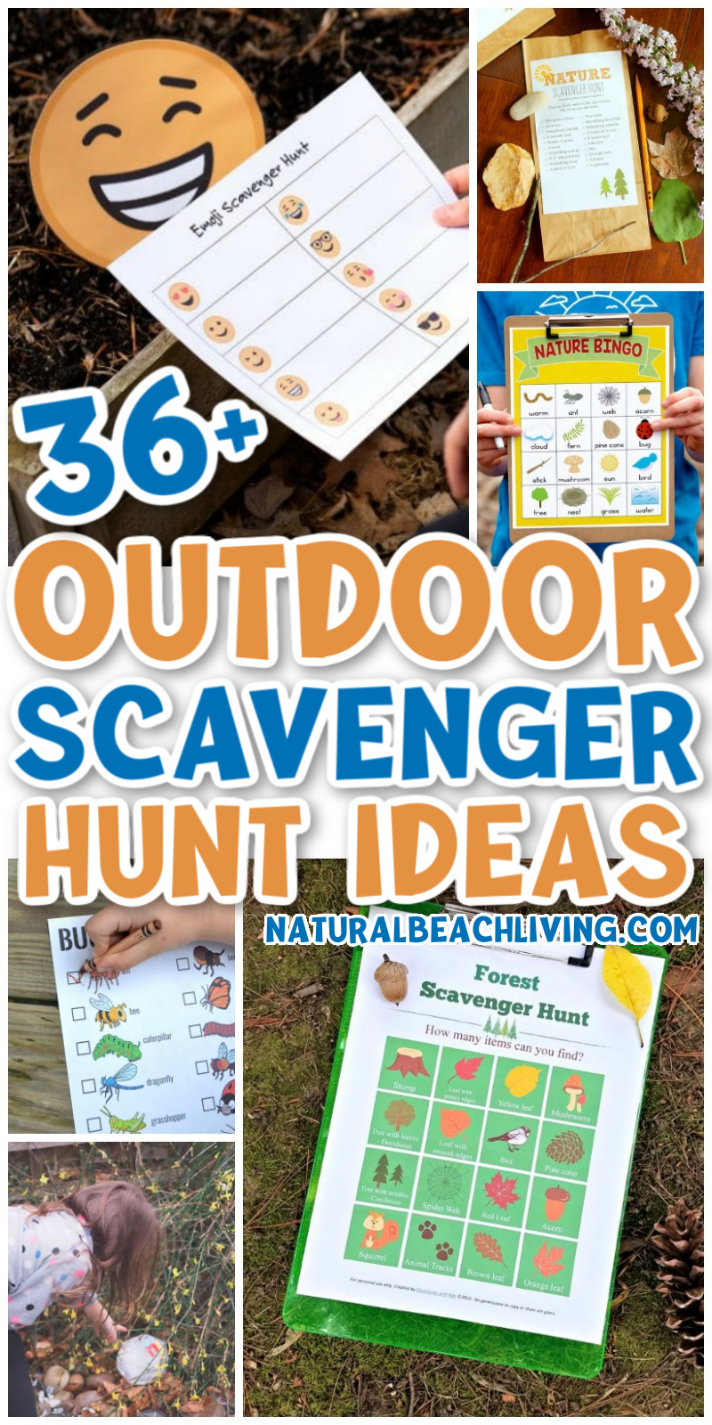 36+ Outdoor Scavenger Hunt Ideas for All Ages - Natural Beach Living