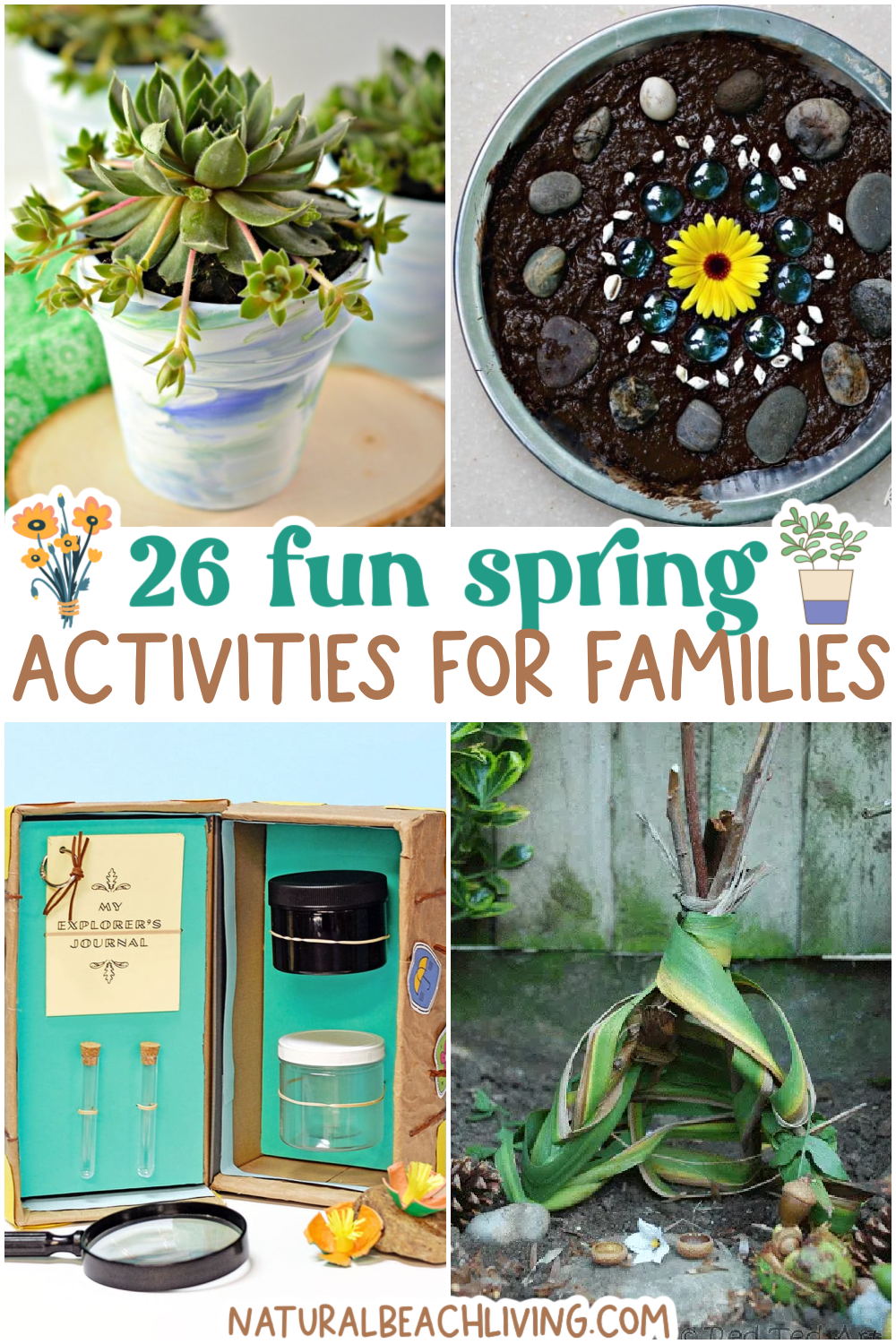 Step outside, enjoy the fresh air and have great family time with some of these fun spring activities for families. From exploring nature, and homemade bird feeders, to scavenger hunts, and family art projects together, there's something here for everyone.