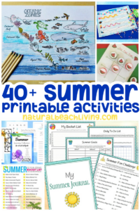 45+ Fun Printable Summer Activities for Kids - Natural Beach Living