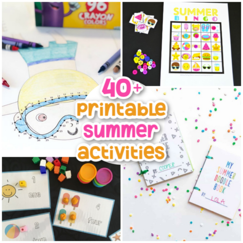 45+ Fun Printable Summer Activities for Kids - Natural Beach Living