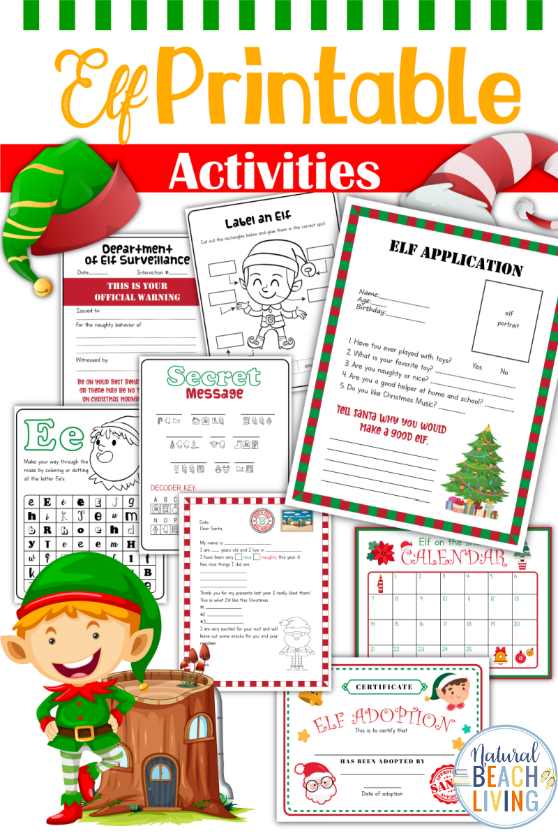 Don’t miss out on the most fun elf activities for kids of all ages. Plus, everyone will love these free elf on the shelf printables for the holiday season.