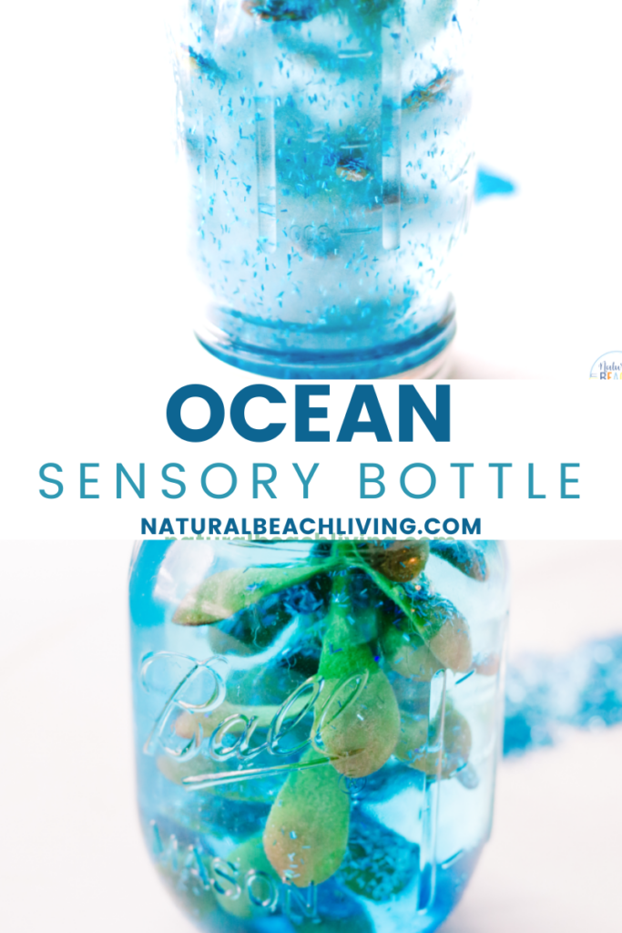 Ocean Sensory Bottle for Kids with Video - Natural Beach Living