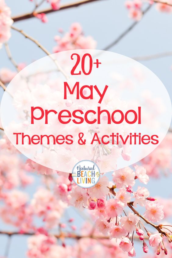 20+ Awesome May Preschool Themes with Preschool Lesson Plans and Preschool Activities that are full of fun, hands-on activities. Your preschoolers will enjoy preschool science, preschool math, learning centers, sensory play, and preschool crafts for spring themes. 20+ Preschool Themes for May