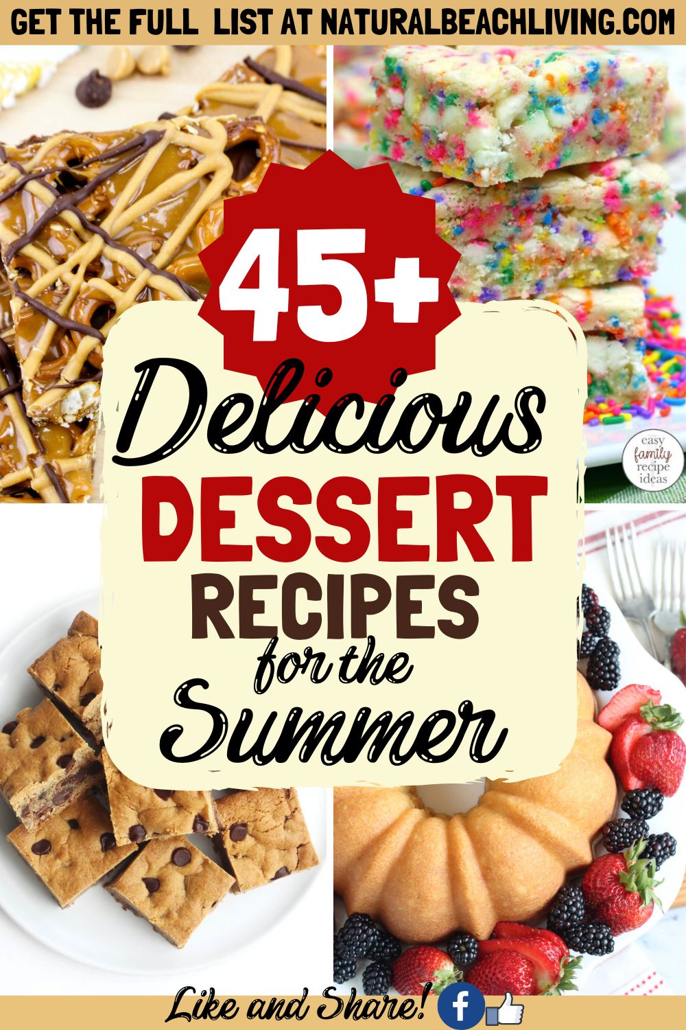 Over 45+ DELICIOUS PICNIC DESSERTS that are easy to make, transport, and enjoy, even on the hottest days. Find favorite cookies recipes, cookie bars, snack mix, easy to make treats, and so much more. Plus over 150 Picnic Food Ideas for Kids and Adults