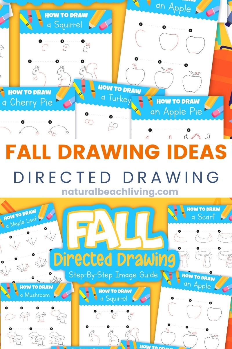 How to Draw Fall Ideas – Fall Themed Directed Drawing for Kids