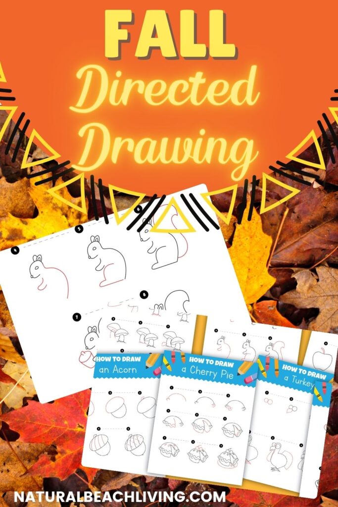 How to Draw Fall Ideas - Fall Themed Directed Drawing for Kids ...