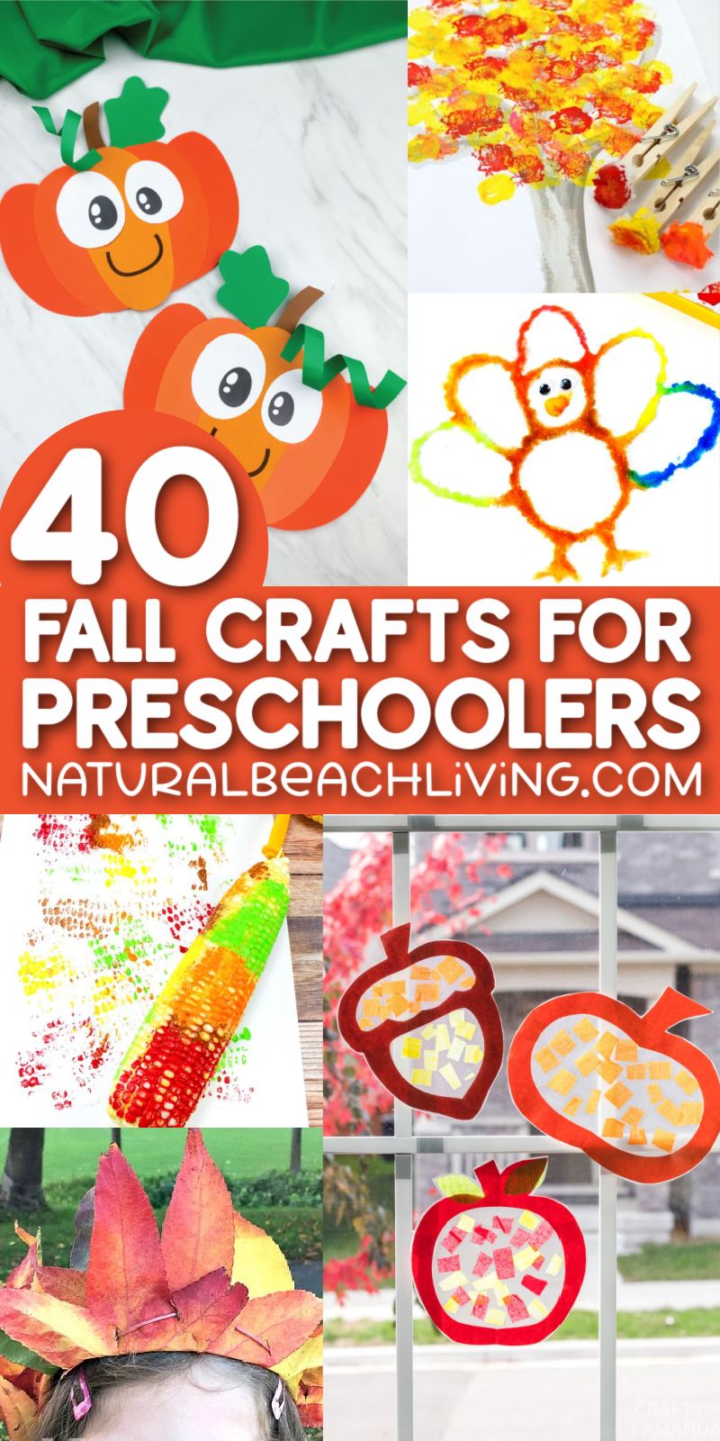 40+ Fun Fall Preschool Crafts