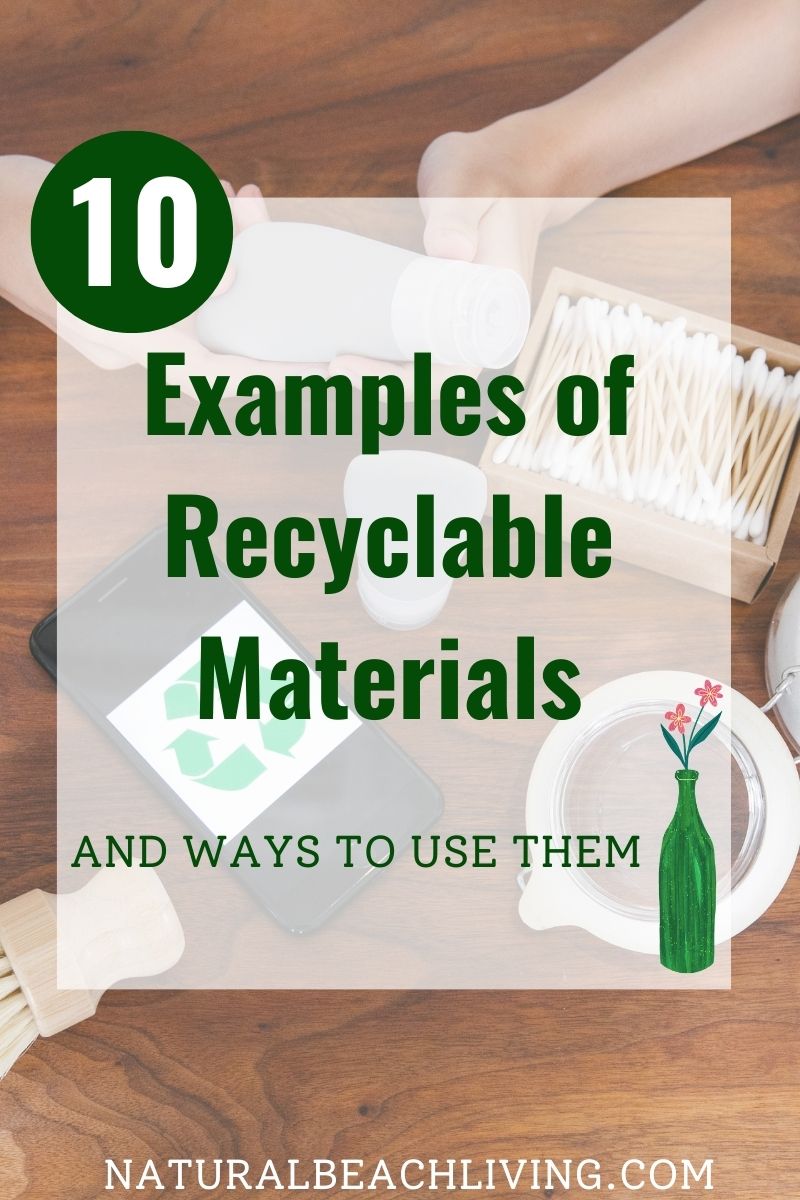 10 examples of recyclable materials, Learn how to recycle and where to recycle, Plus check out all of the great ways you can reuse recycled materials. Recycled Materials Crafts and Projects