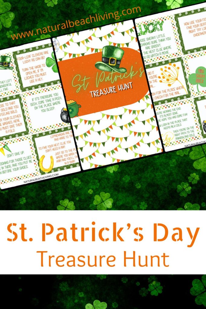 St Patrick's Day Scavenger Hunt Printable Clues, Grab these free St. Patrick's Day Printables for A Fun and Festive Activity for All Ages. A Treasure Hunt can be such a great game