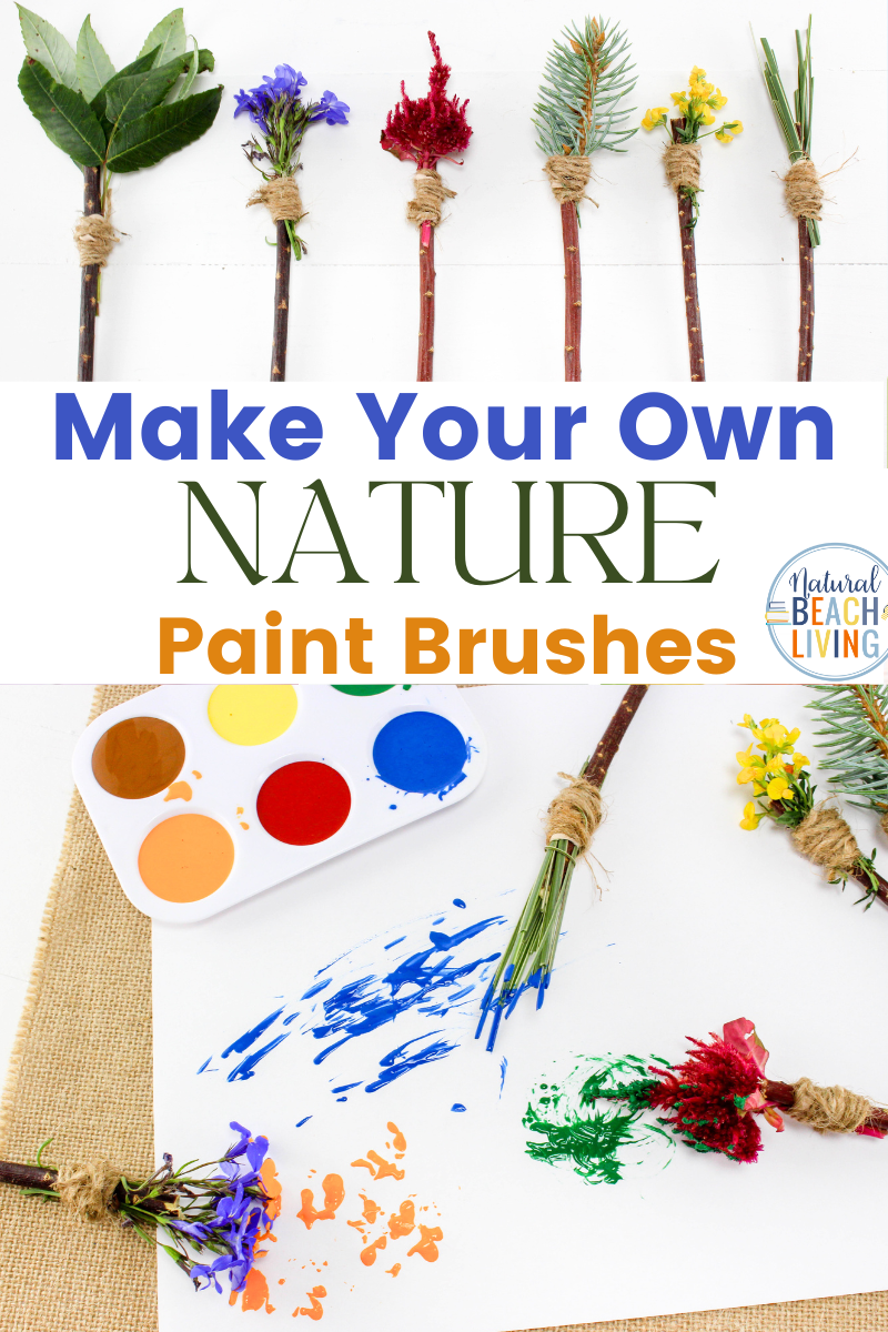 Nature Paint Brushes for Kids – Nature Art for Kids