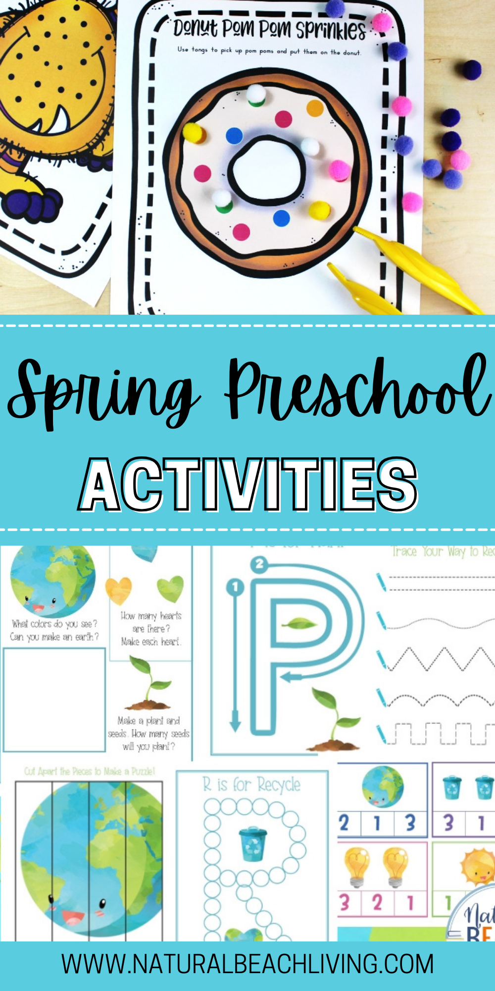 So Many Great Spring Theme Preschool Activities for a fun-filled spring. 100+ Spring activities and printables from nature crafts to Outdoor games, we have everything you need to make the season exciting for your preschooler.