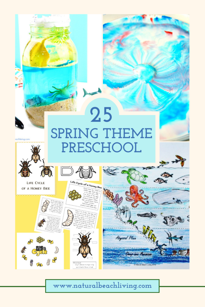 So Many Great Spring Theme Preschool Activities for a fun-filled spring. 100+ Spring activities and printables from nature crafts to Outdoor games, we have everything you need to make the season exciting for your preschooler.