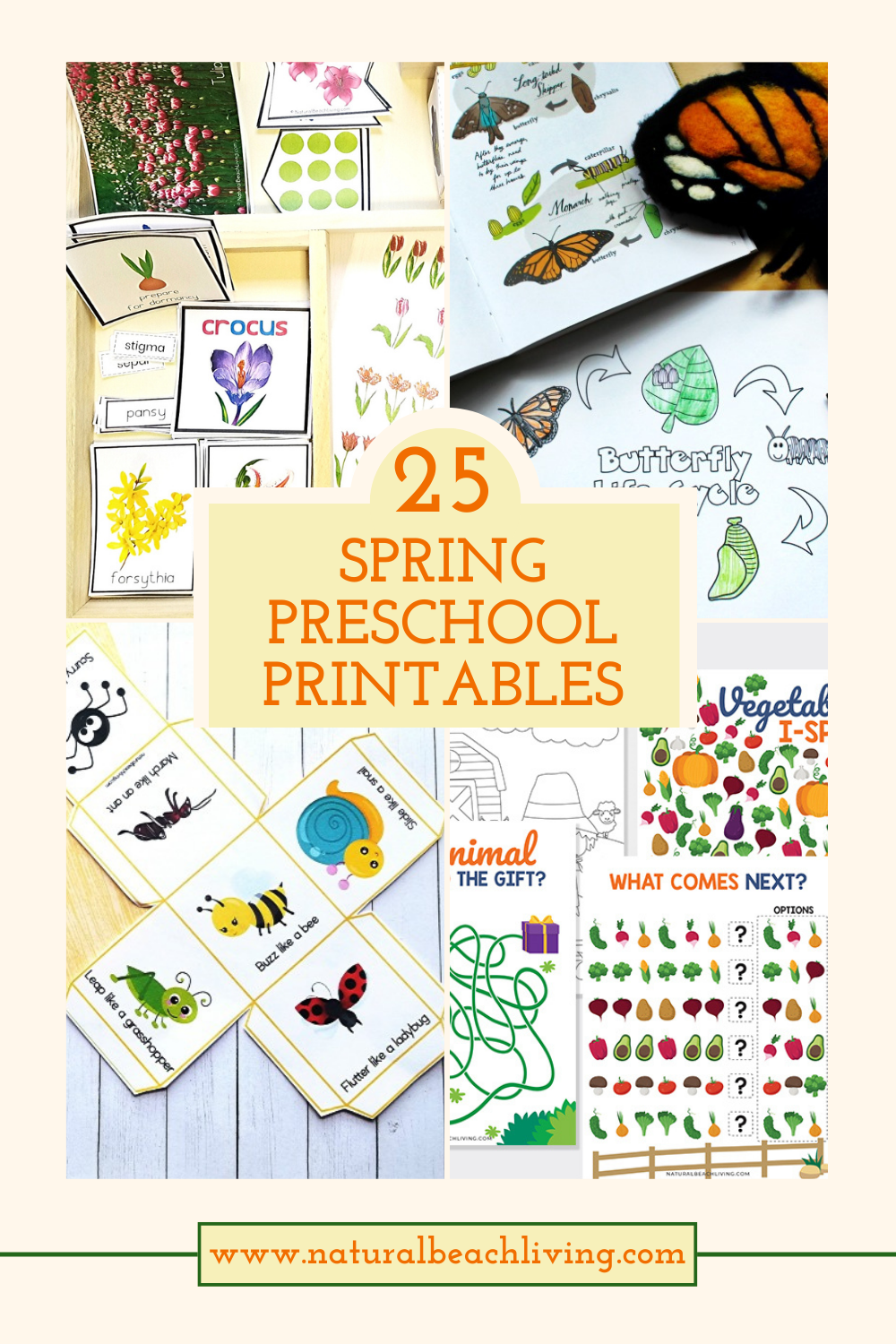So Many Great Spring Theme Preschool Activities for a fun-filled spring. 100+ Spring activities and printables from nature crafts to Outdoor games, we have everything you need to make the season exciting for your preschooler.