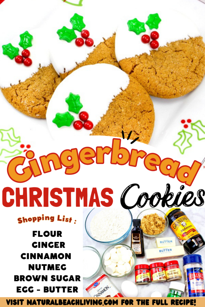 Make these Soft and Chewy Gingerbread Cookies, This Homemade Gingerbread Cookies Recipe is fun and easy to make. And they make a Perfect Christmas Cookie, White Chocolate Gingerbread Cookies for your holiday season treat