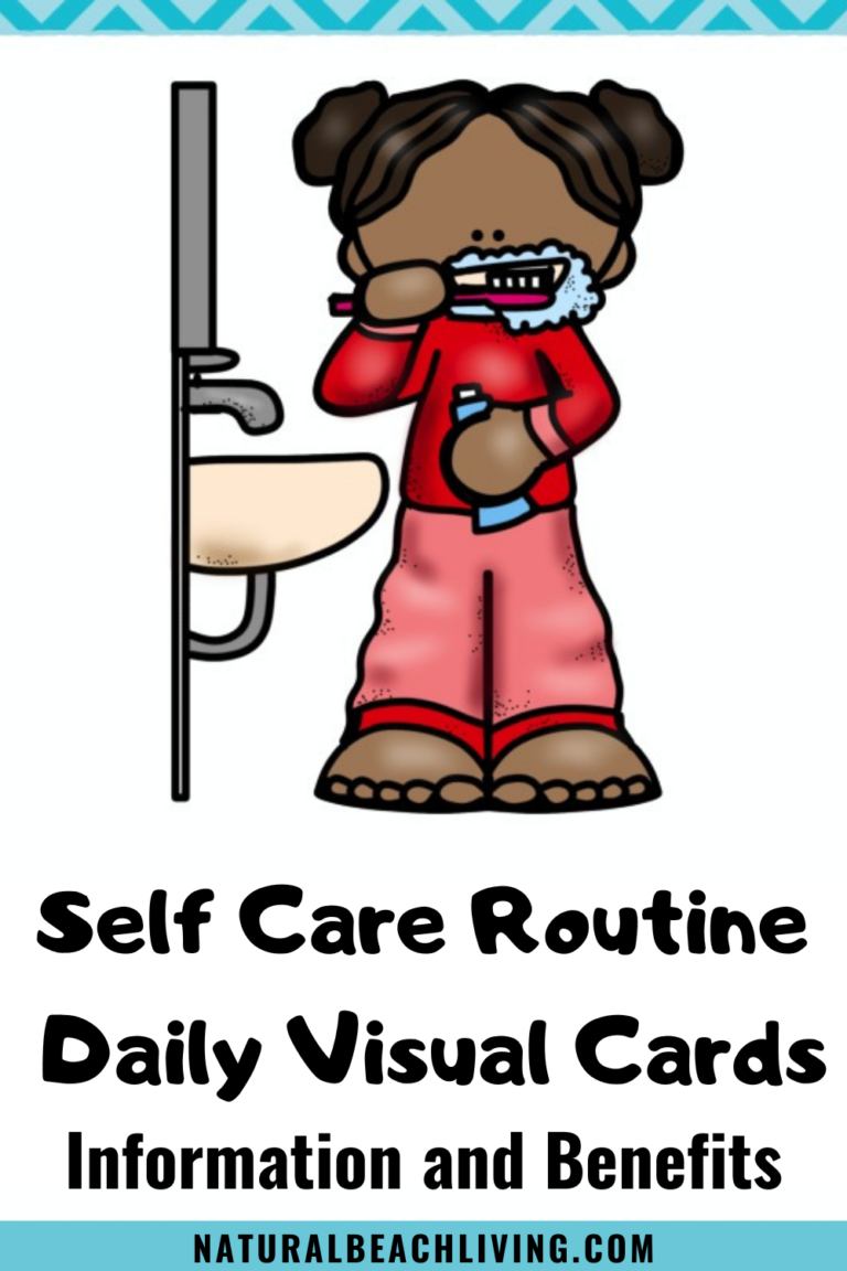 Self Care Visual Routine The Ultimate Self-Care Routine Daily Visual Cards - Natural Beach Living