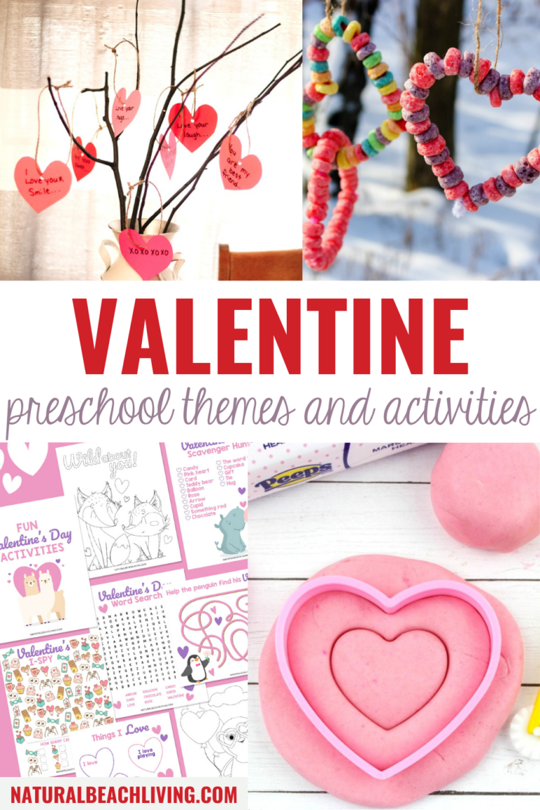 Valentines Day Preschool Theme Activities - Natural Beach Living