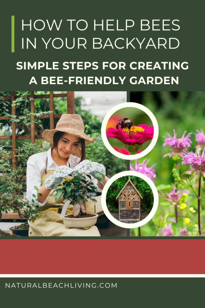 Easy Ways to Help Bees in Your Backyard and Simple Steps for Creating a Bee Garden, A DIY Bee House, What to plant to save the bees, Why bees are important and bee activities , Plus grab your free bee printables