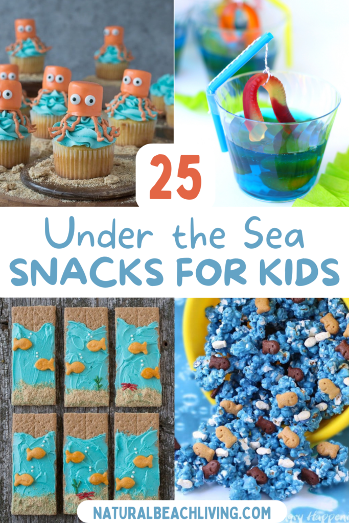 The Best Under the Sea Snacks for Kids, you'll Love these Under the sea Party ideas, So if you are looking for The Best Under the sea snack ideas or Beach theme food ideas you'll find them here. Ocean Themed Snacks and Fun Ocean Party Ideas, Plus Party Food that kids love. Perfect!