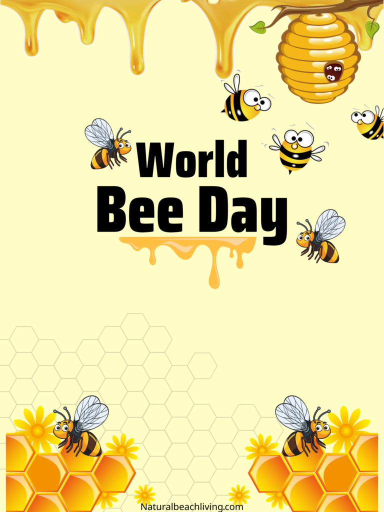 Easy Ways to Help Bees in Your Backyard and Simple Steps for Creating a Bee Garden, A DIY Bee House, What to plant to save the bees, Why bees are important and bee activities , Plus grab your free bee printables
