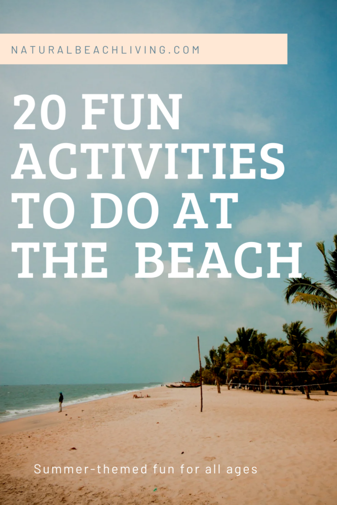 30+ exciting activities that keep kids entertained and create lasting memories at the beach. From scavenger hunts and sand sculptures to water games and marine science experiments, get creative ideas for children of all ages. Fun Activities to do at the Beach, beach themed Learning, Shells, Art, Sensory and more