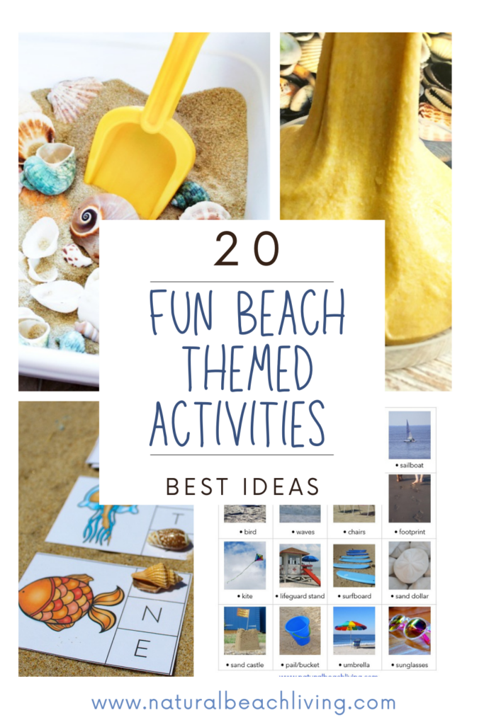 30+ exciting activities that keep kids entertained and create lasting memories at the beach. From scavenger hunts and sand sculptures to water games and marine science experiments, get creative ideas for children of all ages. Fun Activities to do at the Beach, beach themed Learning, Shells, Art, Sensory and more