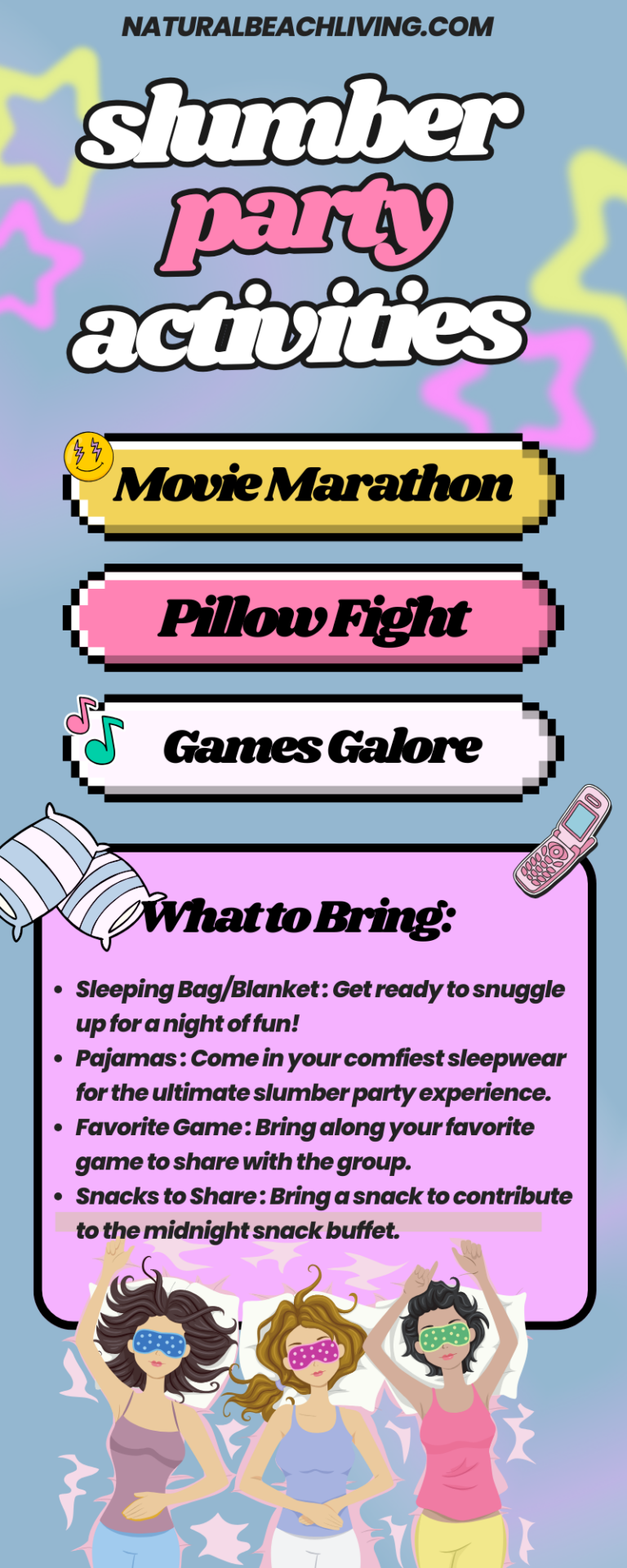 100+ Fun Things To Do At A Sleepover - Natural Beach Living